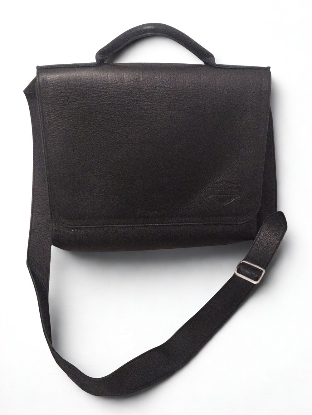 Harley Davidson Leather Messenger Bag